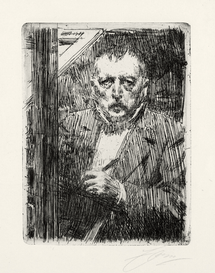  安德斯·莱奥纳德·佐恩 Anders Leonard Zorn —— 佐恩(素描) (10)